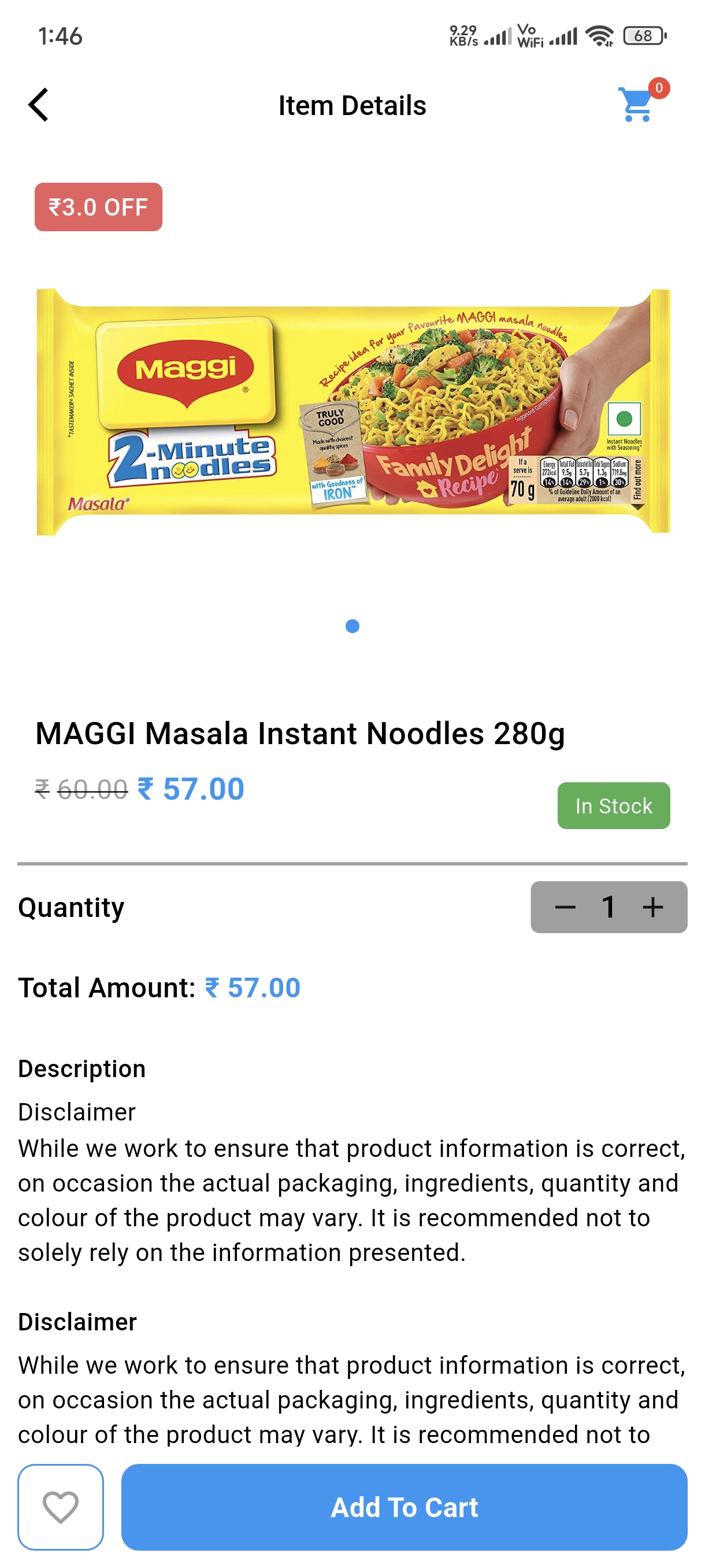 Zaap order tracking showing 10 minute delivery progress
